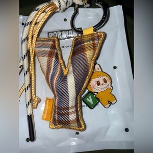 Labubu The Monsters Pin for Love Series "Y" Letter Pendant.